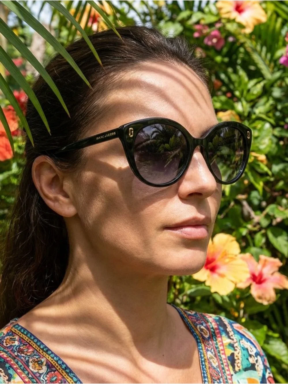 New Marc Jacob’s MJ1120/S 35JHA Women's Pink Cat-Eye Sunglasses Authentic